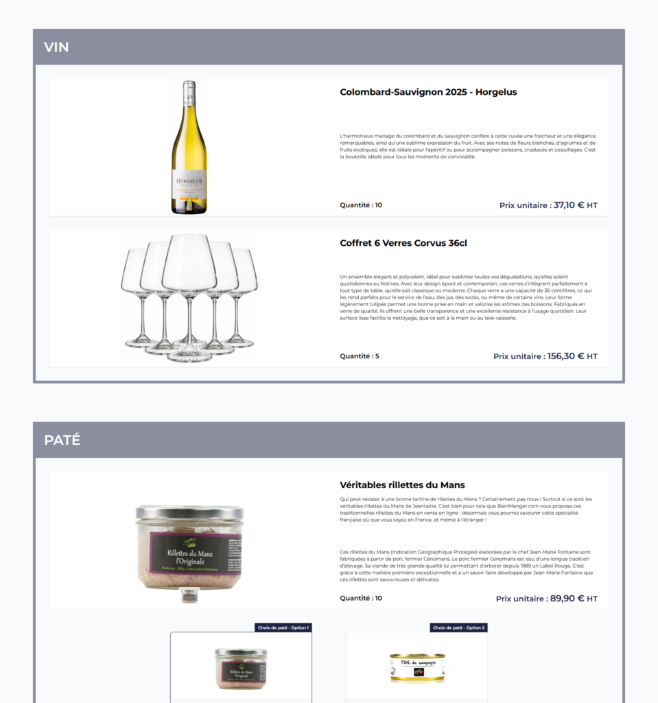 Proposition commerciale interactive